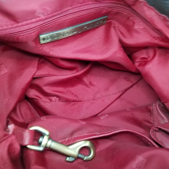 Vintage Donald J. Pliner Y2K Boho Soft Suede Leather Drawstring Bucket Hobo Bag - Picture 11 of 13